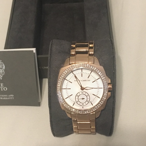 New Vince Camuto Rose Gold-Tone Watch - Picture 2 of 8